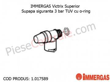 Poza Supapa siguranta 3 bar TUV cu o-ring centrala termica Immergas Victrix Superior