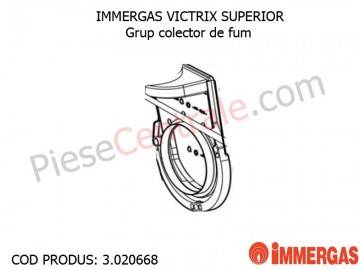 Poza Grup colector de fum centrala termica Immergas Victrix Superior