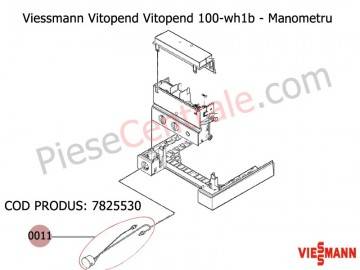 Poza Manometru centrala termica Viessmann Vitopend 100 WH1B