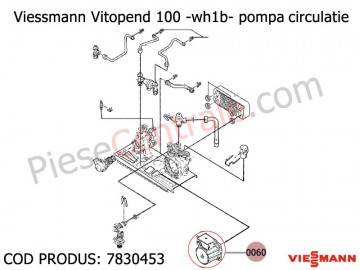 Poza Pompa circulatie centrala termica Viessmann Vitopend 100 WH1B