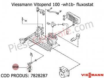 Poza Fluxostat centrale termice Viessmann Vitopend 100 WH1B