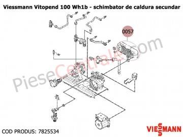 Poza Schimbator de caldura secundar Viessmann Vitopend 100 WH1B 30 kw
