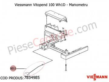 Poza Manometru centrale termice Viessmann Vitopend 100 WH1D, Vitodens 100 WB1B