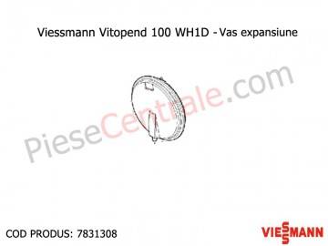 Poza Vas expansiune centrale termice Viessmann Vitopend 100 WH1D 24 kw