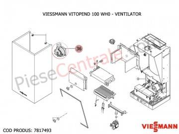 Poza Suflanta (ventilator) pentru centrale termice Viessmann Vitopend 100 WH0