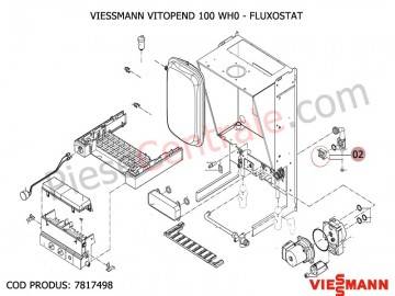 Poza Fluxostat centrala termica Viessmann Vitopend 100 WH0