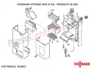 Poza Presostat de aer centrala termica Viessmann Vitopend WHE