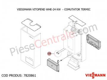 Poza Comutator termic confort centrala termica Viessmann Vitopend WHE