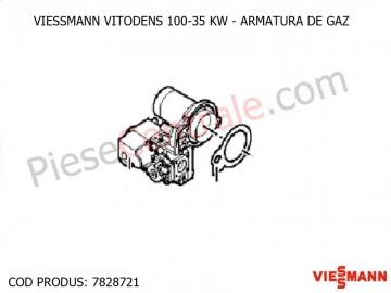 Poza Armatura de gaz centrala termica Viessmann Vitodens 100 35 WB1B