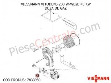 Poza Duza de gaz centrala termica VITODENS 200 W-WB2B 45 KW
