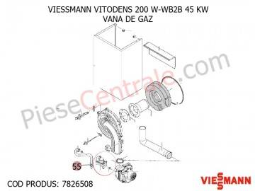 Poza Duza de gaz centrala termica VITODENS 200 W-WB2B 45 KW