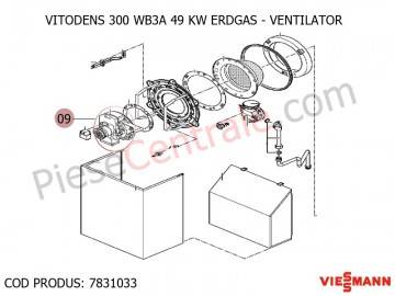 Poza Schimbator de caldura centrala termica Viessmann Vitodens 300