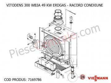 Poza Racord conexiune centrala termica Viessmann Vitodens 300