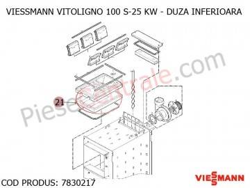 Poza Duza inferioara centrala pe lemne Viessmann Vitoligno 100 S 25 kw