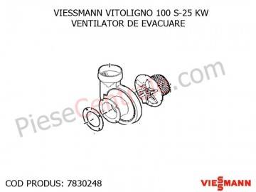 Poza Ventilator de evacuare centrala pe lemne Viessmann Vitoligno 100 Sv
