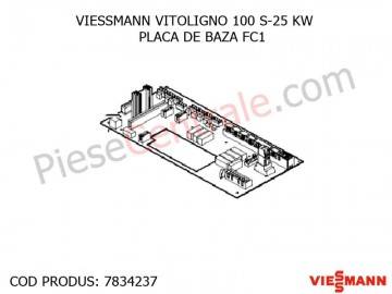 Poza Placa de baza FC1 centrala pe lemne Viessmann Vitoligno 100 S
