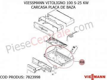 Poza Carcasa placa de baza centrala pe lemne Viessmann Vitoligno 100 S