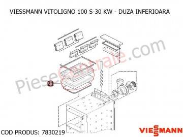Poza Duza inferioara centrala pe lemne Viessmann Vitoligno 100 S 30 kw