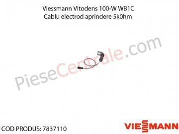 Poza Cablu electrod aprindere 5k0hm centrala termica Viessmann Vitodens 100-W WB1C