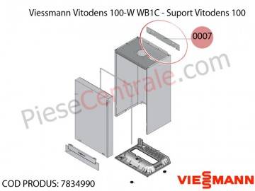 Poza Suport centrala termica Viessmann Vitodens 100-W WB1C