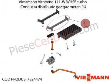 Poza Conducta distributie gaz metan RU centrala termica Viessmann Vitopend 111-W WHSB turbo
