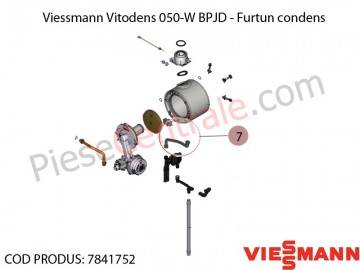 Poza Furtun condens centrala termica Viessmann Vitodens 050-W BPJD