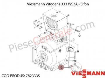 Poza Sifon centrala termica Viessmann Vitodens 333 WS3A