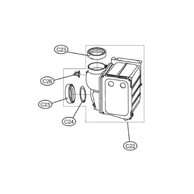 Poza Recuperator de caldura Ferroli Divacondens F24E si F28E. Poza 8892