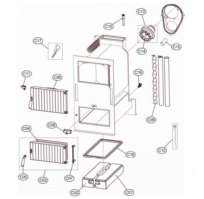 Poza Ventilator pentru centrala pe lemne Ferroli FG 40-50. Poza 8908