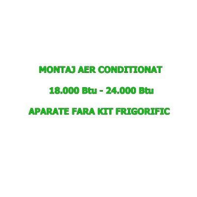 Poza Montaj aer conditionat tip split putere 18000 pana la 24000 Btu/h. Poza 9353
