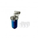 Filtru anticalcar cu polifosfati Aquamax Dosamax Blu 1/2-1/2 cu 6 rezerve