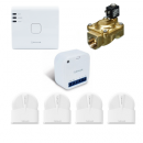 Sistem Smart Home anti-inundatie, 4 zone monitorizate, control prin internet