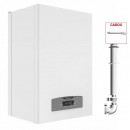 Centrala termica Ariston Clas B One Plus WIFI 35 kW, boiler incorporat inox cu doua rezervoare stratificate de 20 litri, schimbator secundar ACM