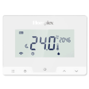 Termostat ambient Homplex 19 WI-FI ALB programabil, fara fir, cu control vocal Google Assistant si Alexa