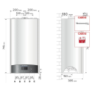 Centrala termica in condensare Ariston Genus One Plus Combi 30 kW